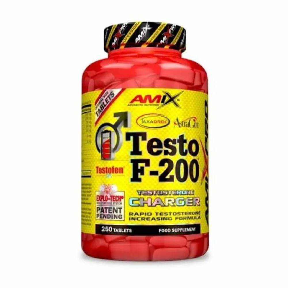 Amix Testo F-200 Muskelmassa 250 Enheter, Uncolor, One Size