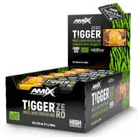 Amix Tiggerzero Multi-layer Proteinbarslåda Jordnötssmör 60g 20 Enheter