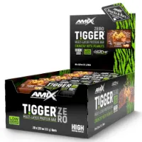 Amix Tiggerzero Multi-layer Proteinbarslåda Mörk Choklad Och Kola 60g 20 Enheter