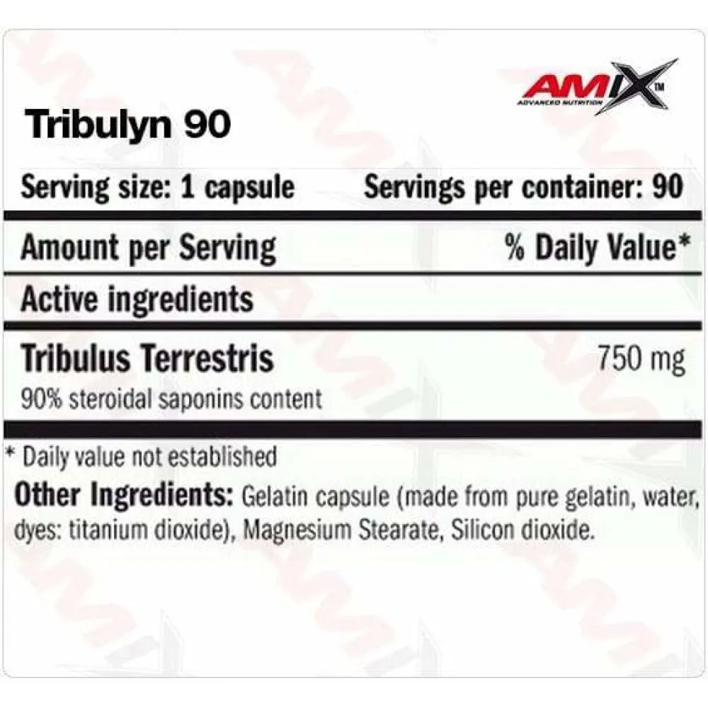 Amix Tribulyn Max 90% Muskelmassa 100 Enheter, Uncolor, One Size