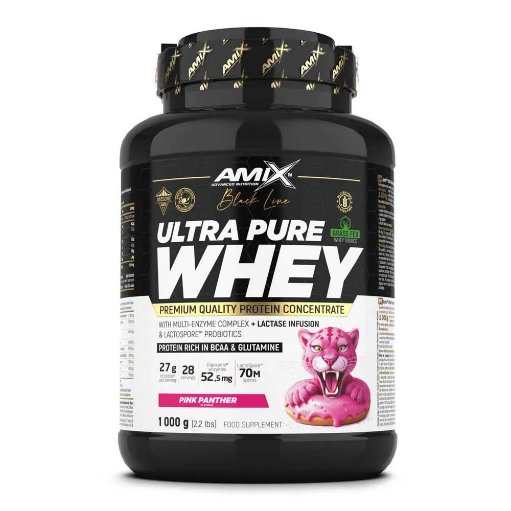 Amix Ultra Pure Whey 1kg Protein Rosa Pantern, One size