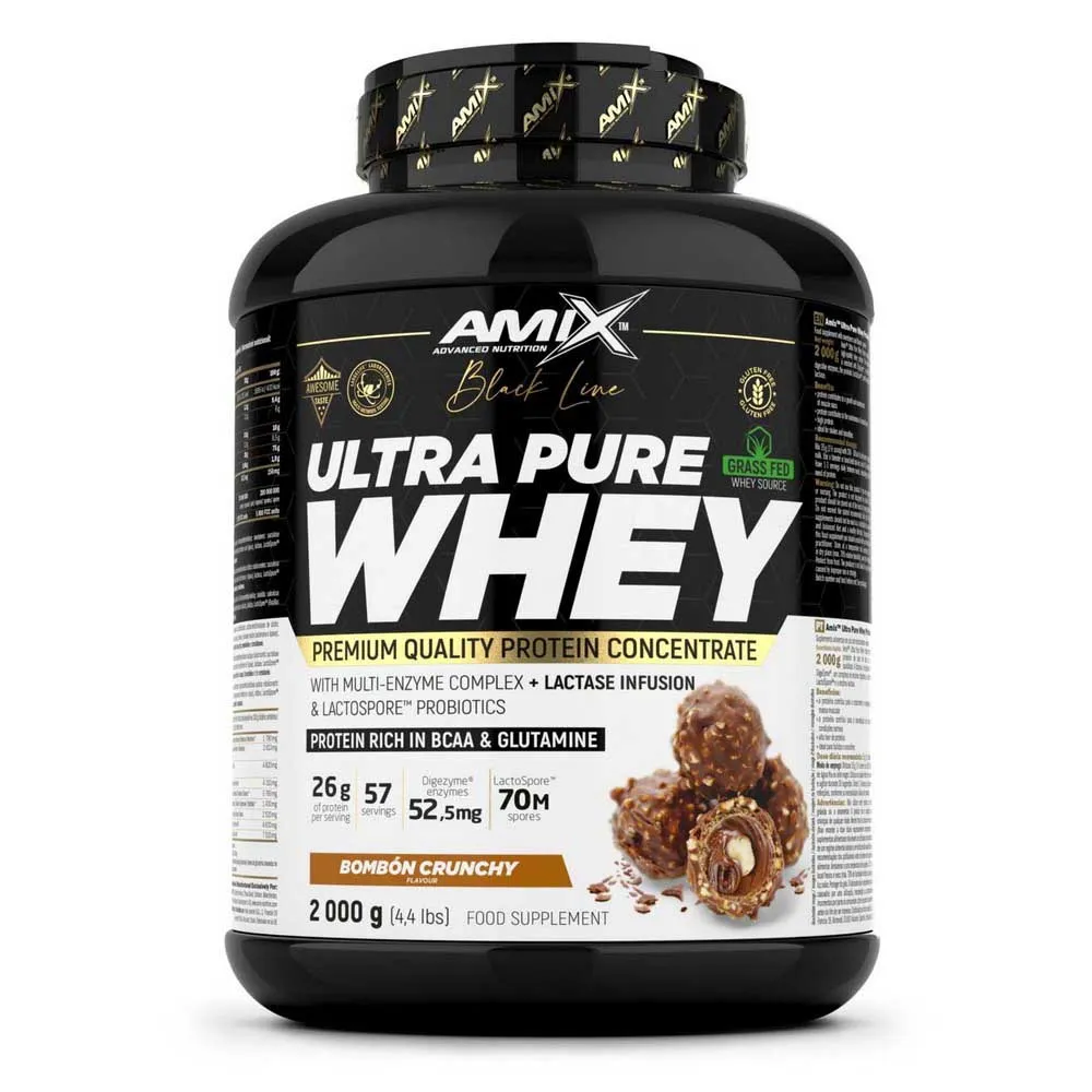 Amix Ultra Pure Whey 2kg Protein Choklad, One size