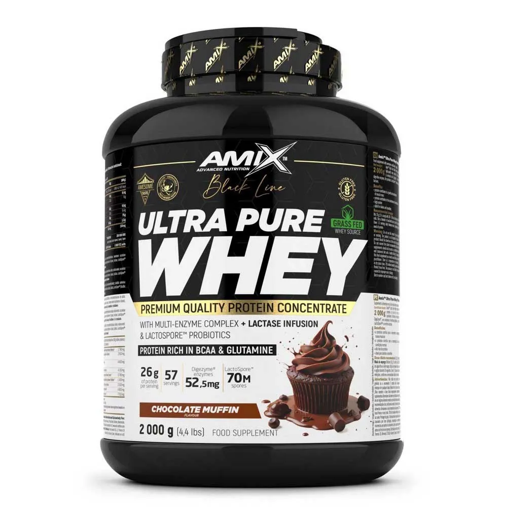 Amix Ultra Pure Whey 2kg Protein Chokladmuffin, One size