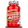 Amix Vitamin D3 2500 Iu Witch Calcium Kapslar 120 Enheter, One size