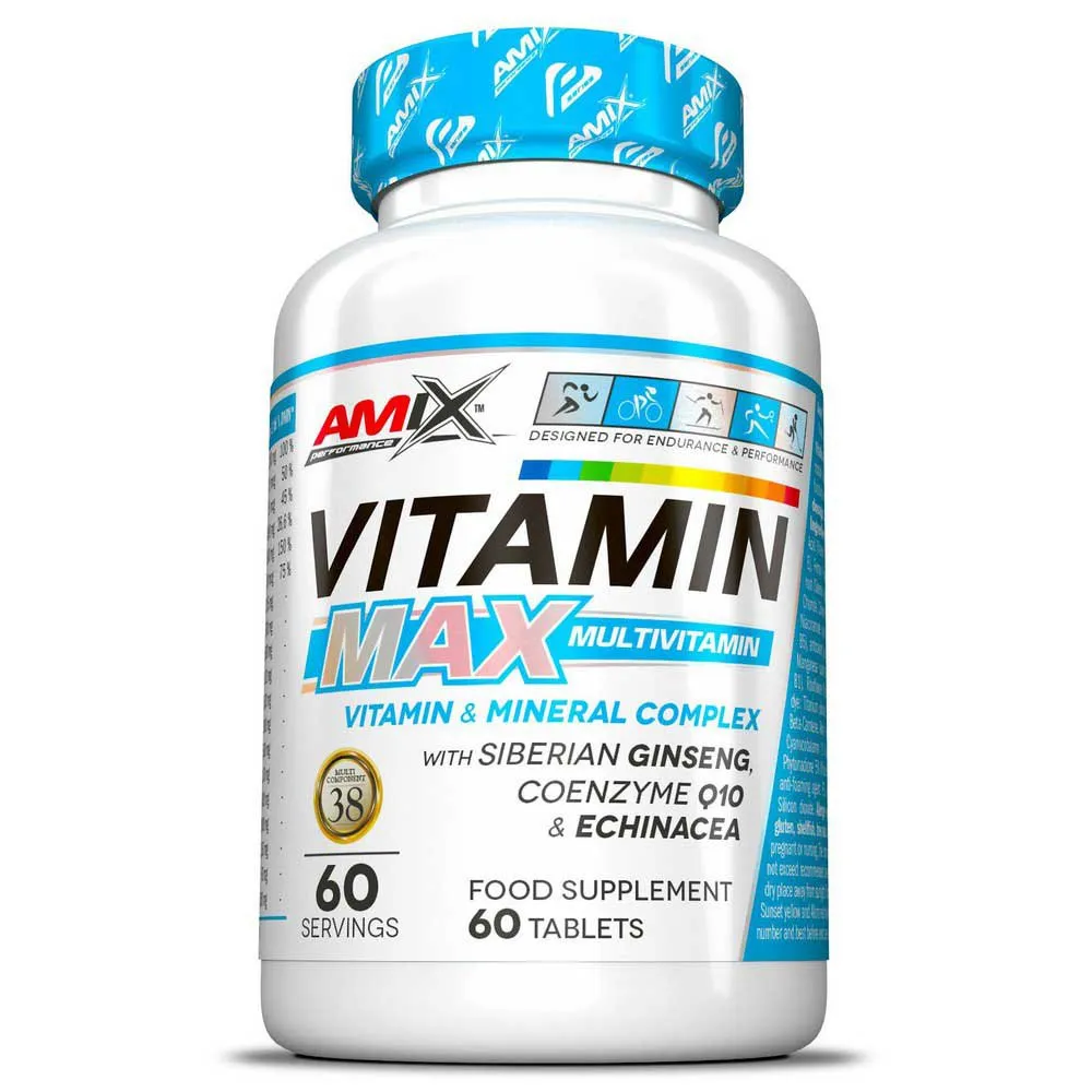 Amix Vitamin Max Tabletter Neutral Smak 60 Enheter, One size Amix Vitamin Max Tabletter Neutral Smak 60 Enheter, One size