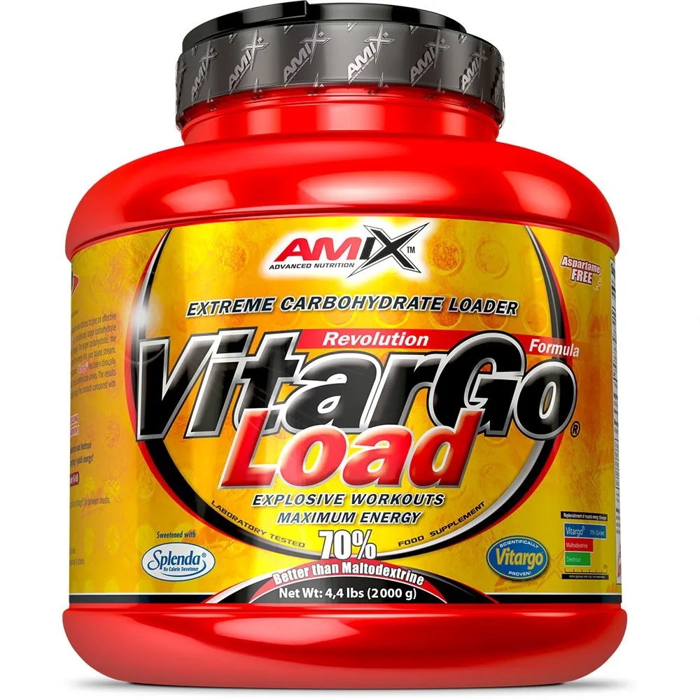Amix Vitargo Load Kolhydratpulverdricka Apelsin 2kg, Red / yellow, One Size