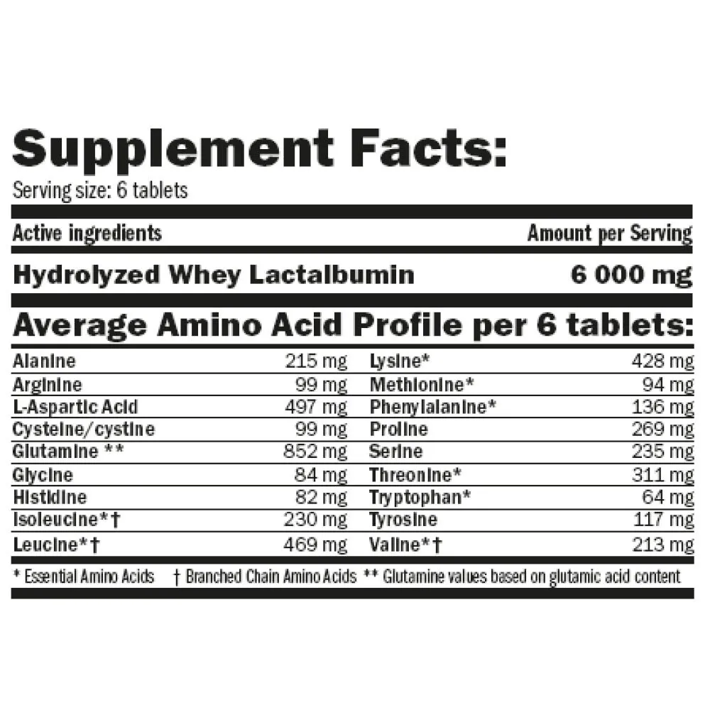 Amix Whey Gold Amino Acid Tabletter 180 Enheter, Uncolor, One Size