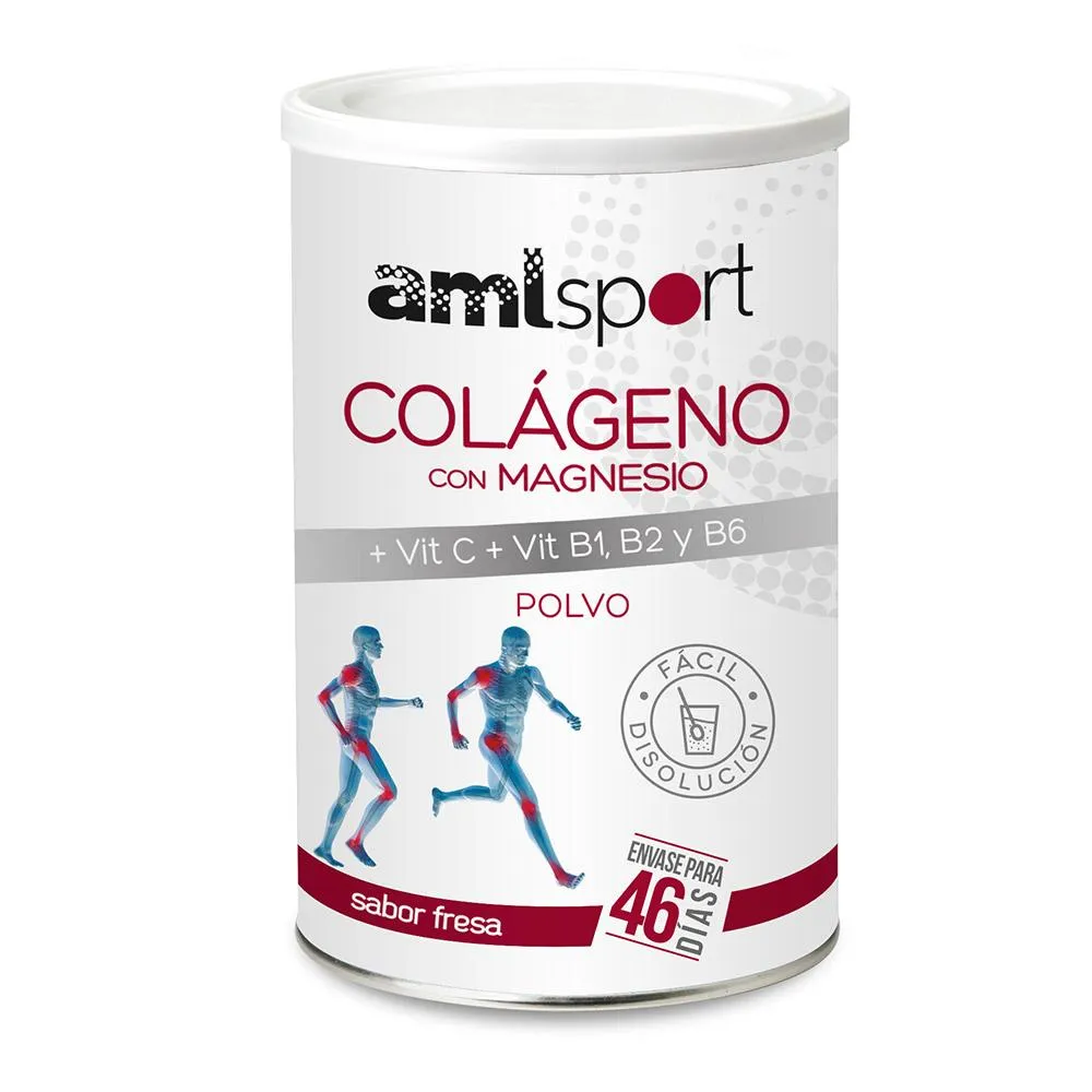 Amlsport Magnesium/vitamin C+b1+b2+b6 Kollagenpulver Jordgubbe 350g, Multicolor, One Size Amlsport Magnesium/vitamin C+b1+b2+b6 Kollagenpulver Jordgubbe 350g, Multicolor, One Size