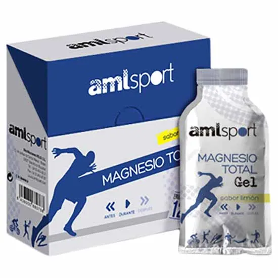 Amlsport Total Magnesium Låda Med Energigeler Citron 20ml 12 Enheter, Multicolor, One Size Amlsport Total Magnesium Låda Med Energigeler Citron 20ml 12 Enheter, Multicolor, One Size