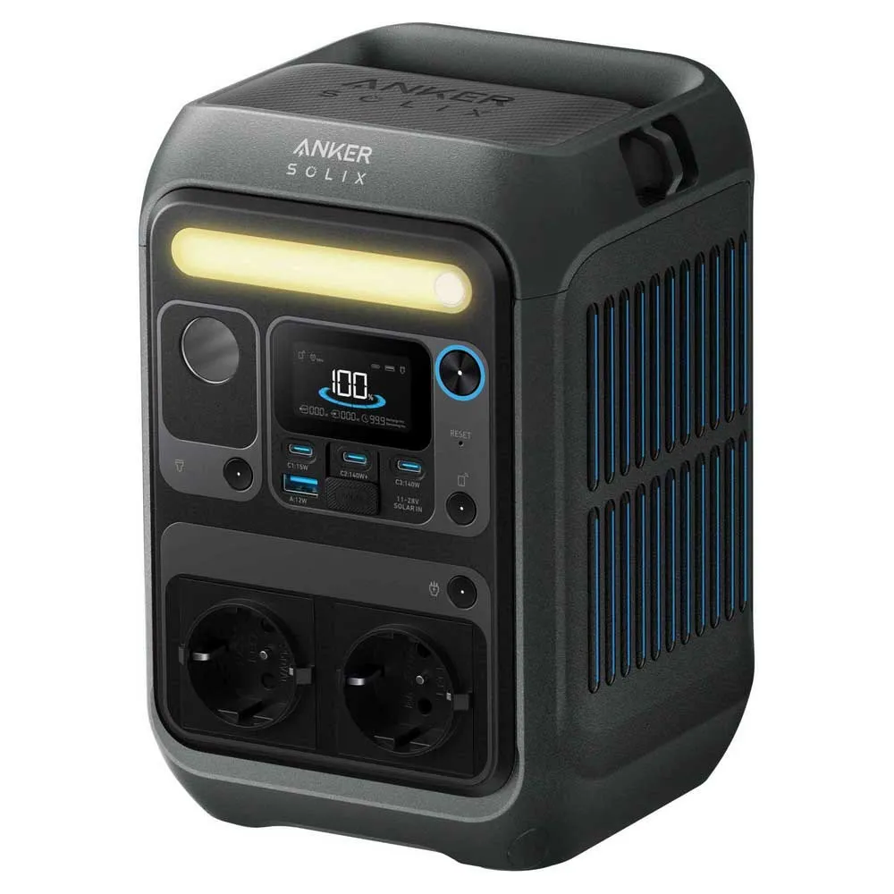 Anker Solix C300x Ac 288wh Bärbar Powerstation, Grey, One Size