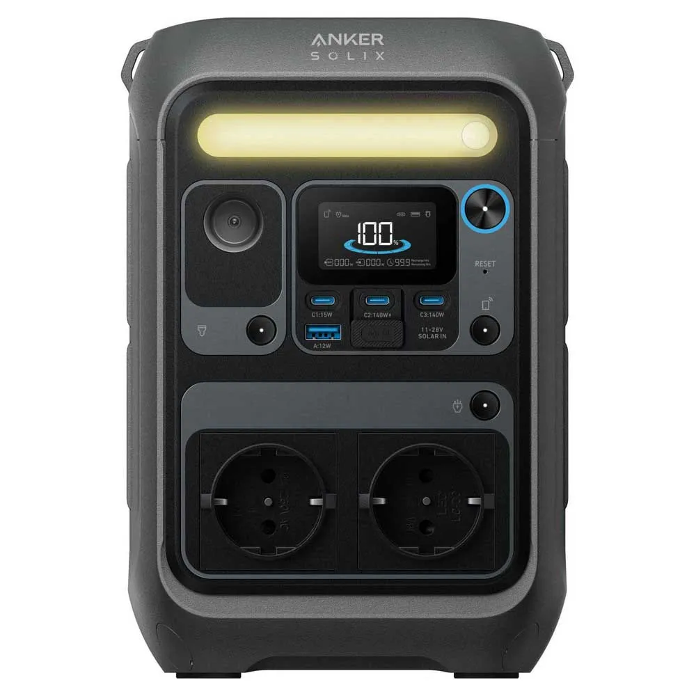 Anker Solix C300x Ac 288wh Bärbar Powerstation, Grey, One Size