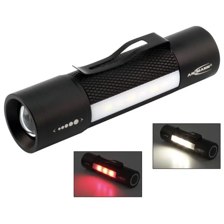 Ansmann Future Multi 3-i-1 Framlampa, Black, 180 Lumens