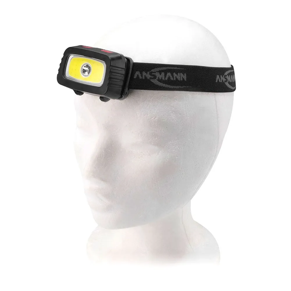 Ansmann Hd200b Pannlampa, Black, 185 Lumens