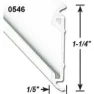 Ap Products Insats För Platt Listskena 2.43 M