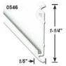 Ap Products Insats För Platt Listskena 2.43 M