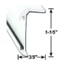 Ap Products Sätt I Hörnskenan 2.43 M, Polar white, One Size