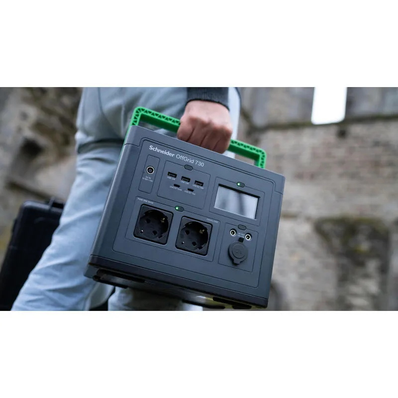 Apc Offgrid 730 Bärbar Kraftstation, Black / green, One Size Apc Offgrid 730 Bärbar Kraftstation, Black / green, One Size
