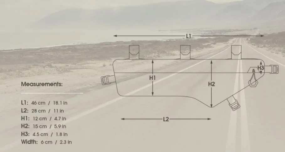 Apidura Expedition Comp. Frame Pack 4.5L, Grey Apidura Expedition Comp. Frame Pack 4.5L, Grey
