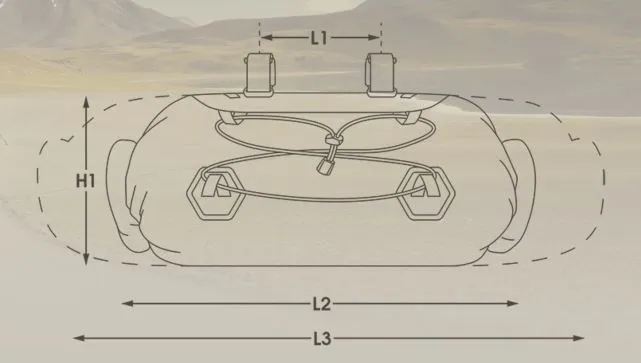 Apidura Expedition Handlebar Pack 9, Grey