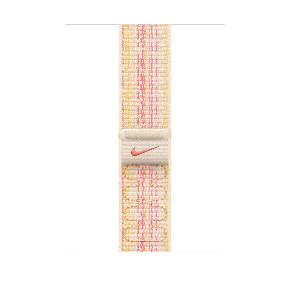 Apple Nike Sport Loop 45 Mm Rem, Starlight / pink