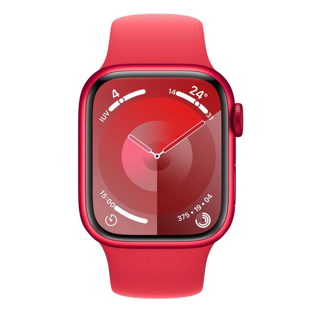 Apple Series 9 Gps Sport 41 Mm Watch Refurbished, Red