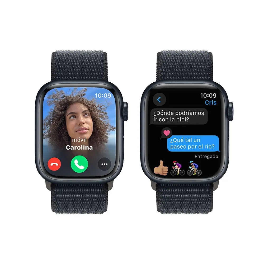 Apple Series 9 Gps Sport Loop 45 Mm Watch, Midnight