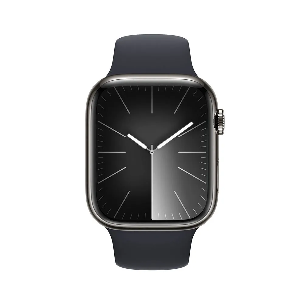 Apple Stainless Steel Watch Series 9 Gps+cellular 45 Mm Refurbished, Graphite / steel midnight Apple Stainless Steel Watch Series 9 Gps+cellular 45 Mm Refurbished, Graphite / steel midnight