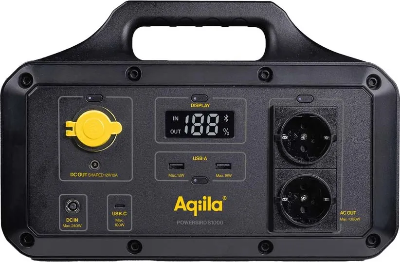 Aqiila Powerbird S1000, Black, One Size