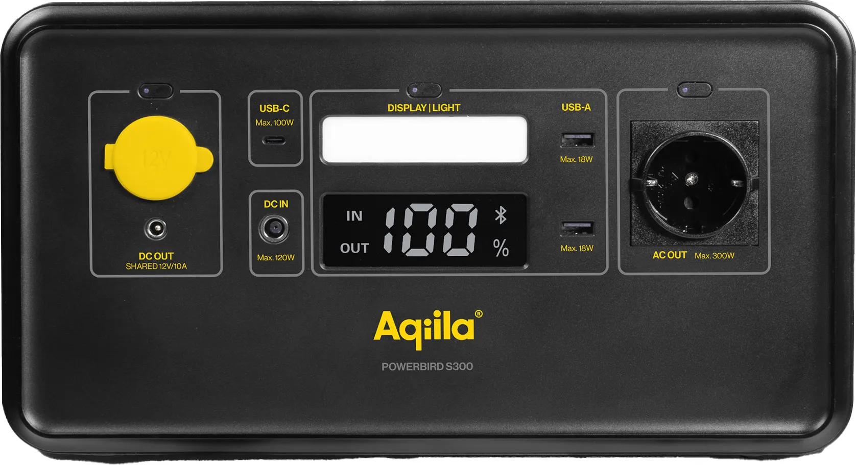 Aqiila Powerbird S300, Black, One Size