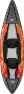 Aqua Marina Memba 390 2-Person Kayak, Grey/Orange, 390cm