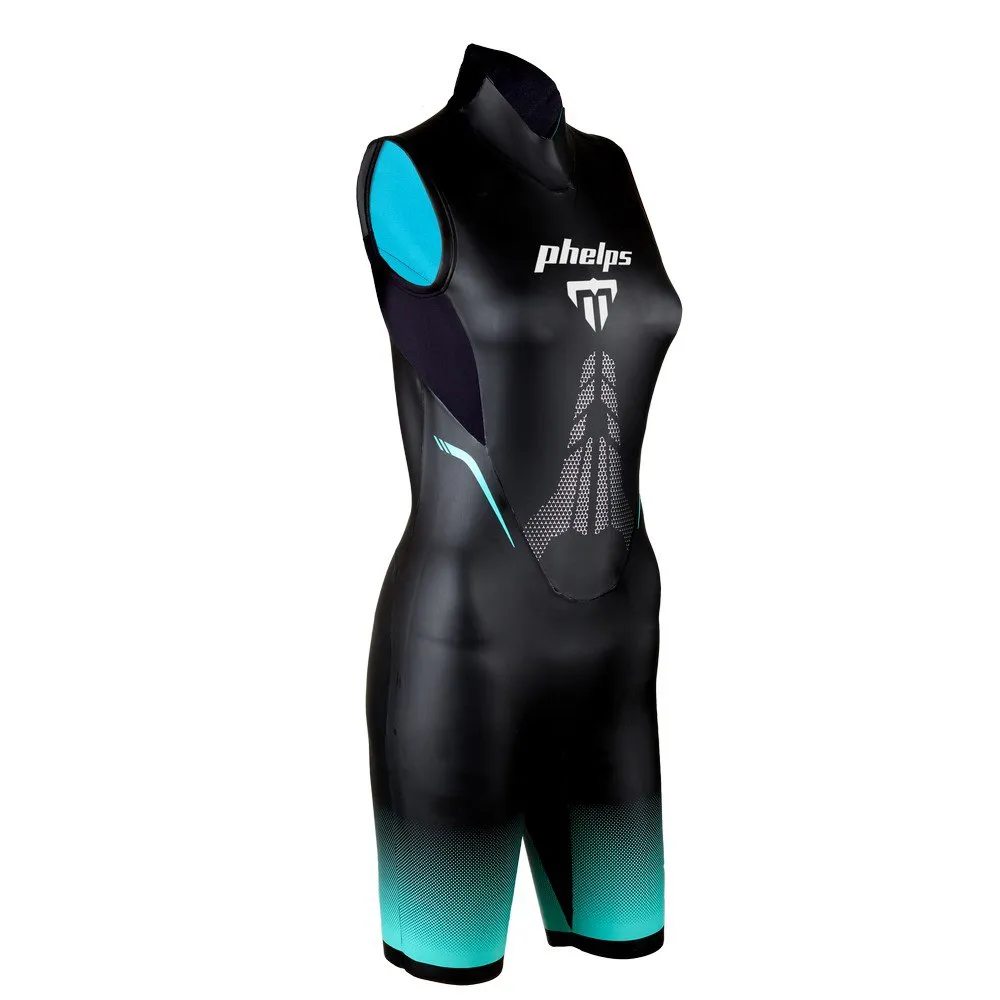Aqua Sphere Aquaskin V3 Dam Shorty female, Black / turquoise, L