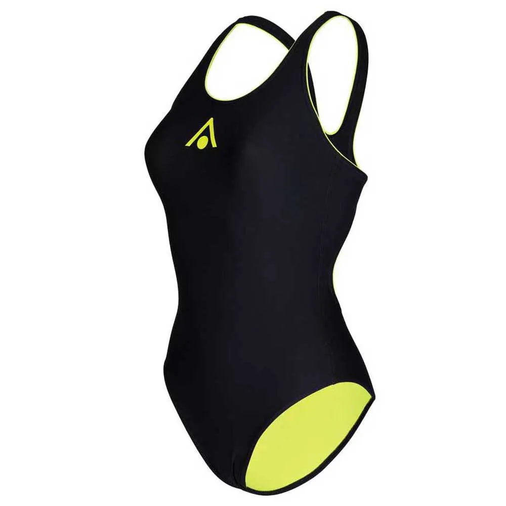 Aqua Sphere Essential Classic Baddräkt female, Black / yellow