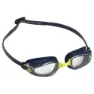 Aqua Sphere Fastlane Lenses Clear Simglasögon unisex, Navy blue / bright yellow, One Size