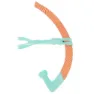 Light blue / orange