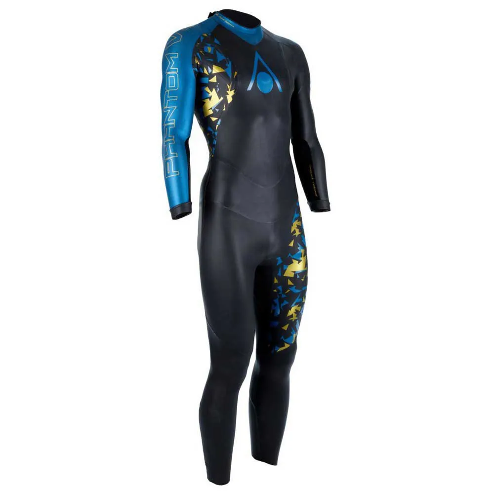 Aqua Sphere Phantom V3 Våtdräkt I Neopren unisex, Black / gold, XL Aqua Sphere Phantom V3 Våtdräkt I Neopren unisex, Black / gold, XL