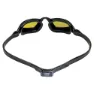 Aqua Sphere Swimming Goggles Xceed, Black / black / yellow titanium mirrored, One Size