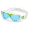 Aqua Sphere Vista Junior Simmask unisex, Clear / bright green / blue, One Size