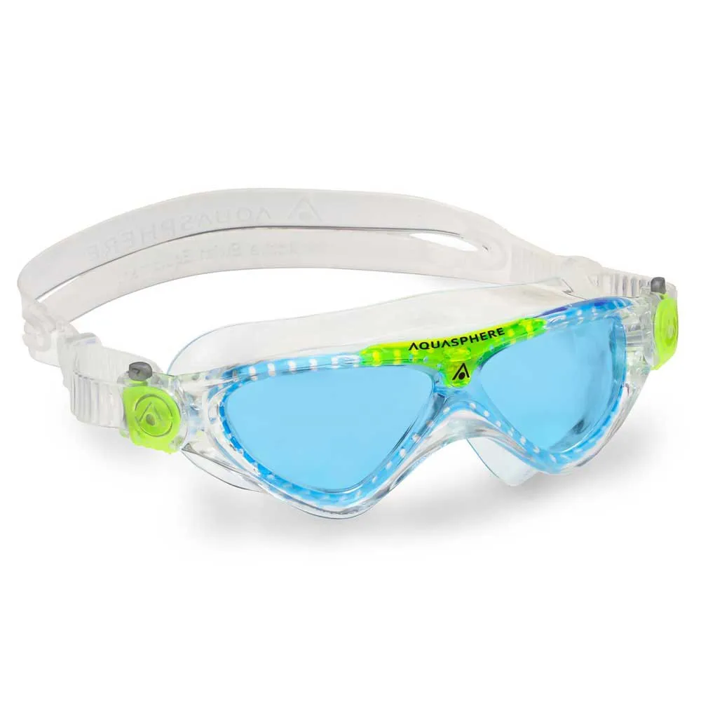 Aqua Sphere Vista Junior Simmask unisex, Clear / bright green / blue, One Size Aqua Sphere Vista Junior Simmask unisex, Clear / bright green / blue, One Size