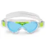 Aqua Sphere Vista Junior Simmask unisex, Clear / bright green / blue, One Size
