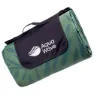 Bamboo print dark green