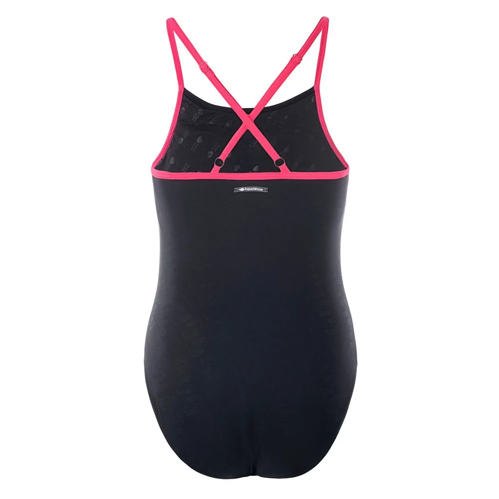 Aquawave Sublime Ii Baddräkt female, Black / raspberry sorbet