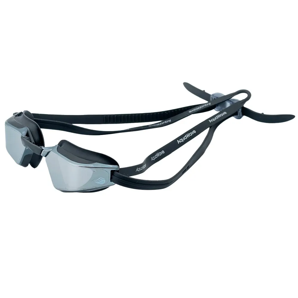 Aquawave Vectro Mc Champ Simglasögon Med Spegelglas unisex, Black / silver mirror, One Size