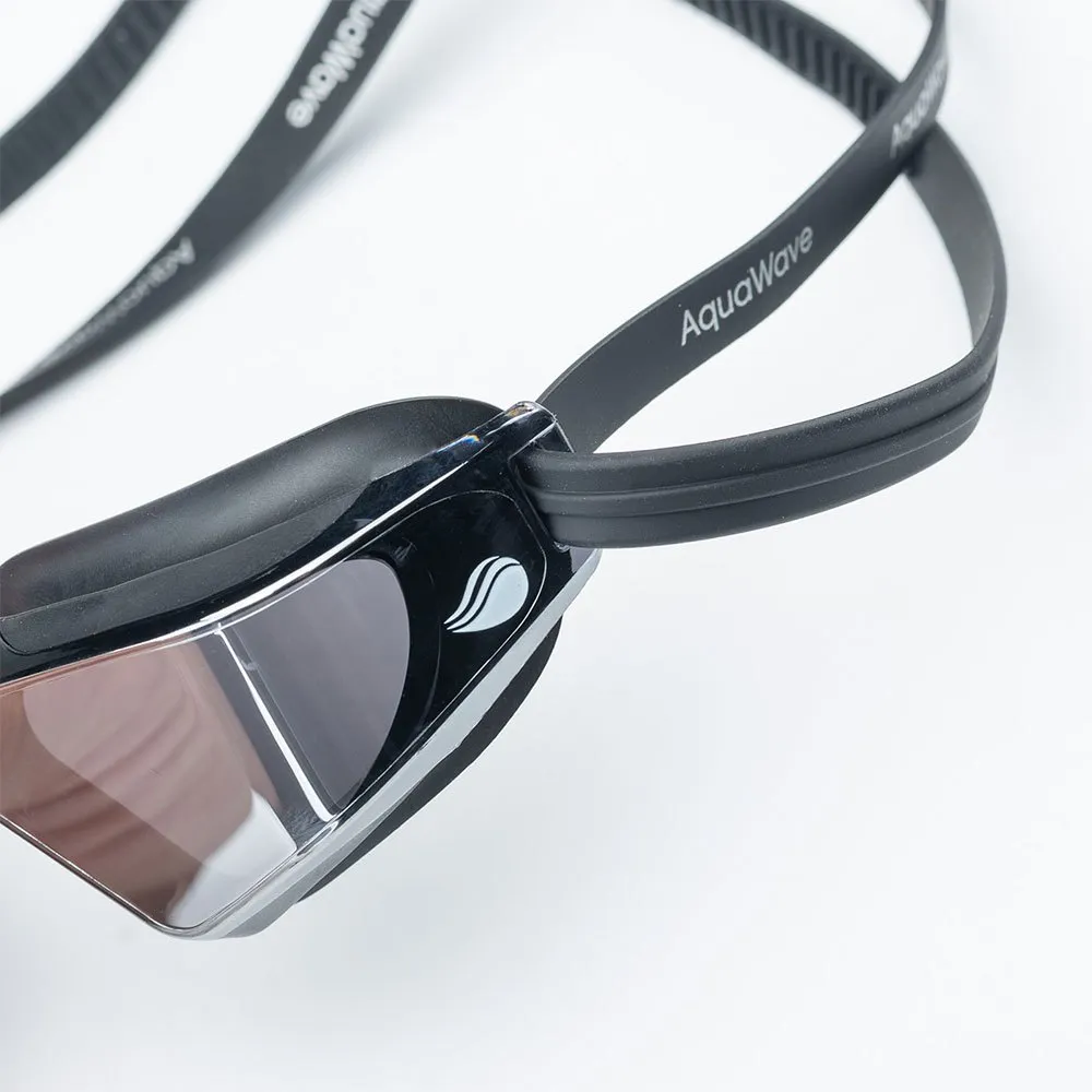 Aquawave Vectro Mc Champ Simglasögon Med Spegelglas unisex, Black / silver mirror, One Size