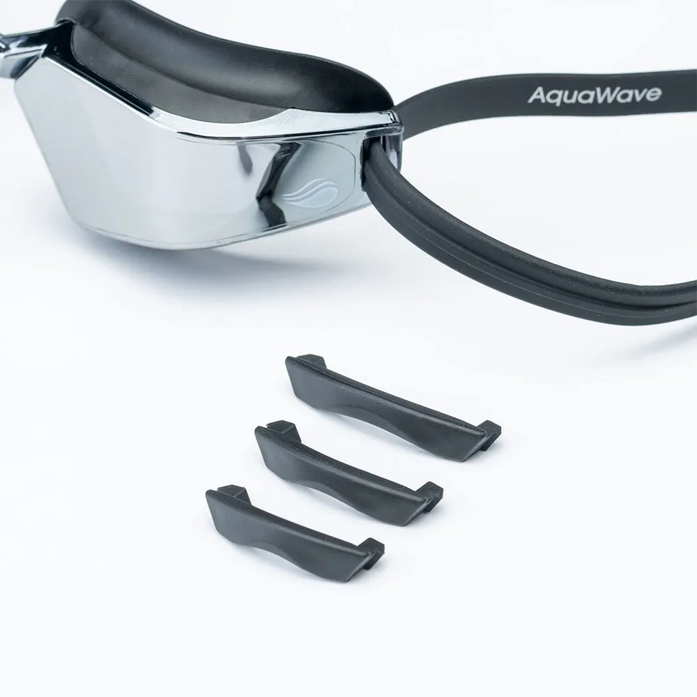 Aquawave Vectro Mc Champ Simglasögon Med Spegelglas unisex, Black / silver mirror, One Size
