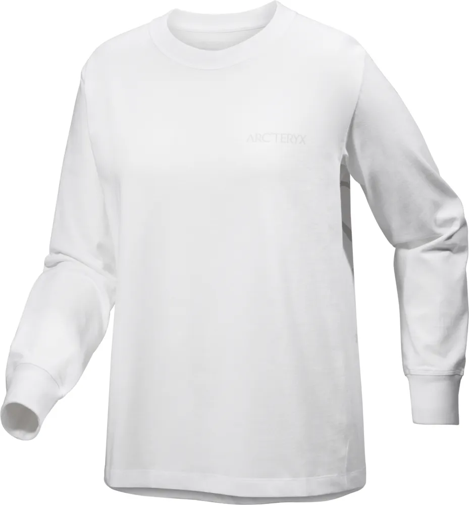 Arc'teryx Women's Kragg Cotton Bird Crew Longsleeve, White light / white Arc'teryx Women's Kragg Cotton Bird Crew Longsleeve, White light / white