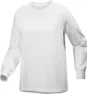 Arc'teryx Women's Kragg Cotton Bird Crew Longsleeve, White light / white