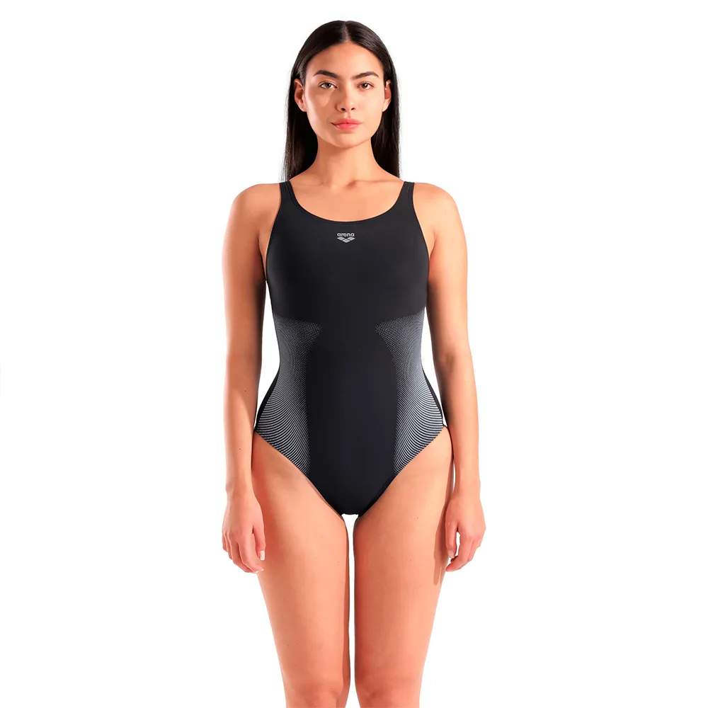 arena Carla U Back Baddräkt female, Black / ice multi arena Carla U Back Baddräkt female, Black / ice multi