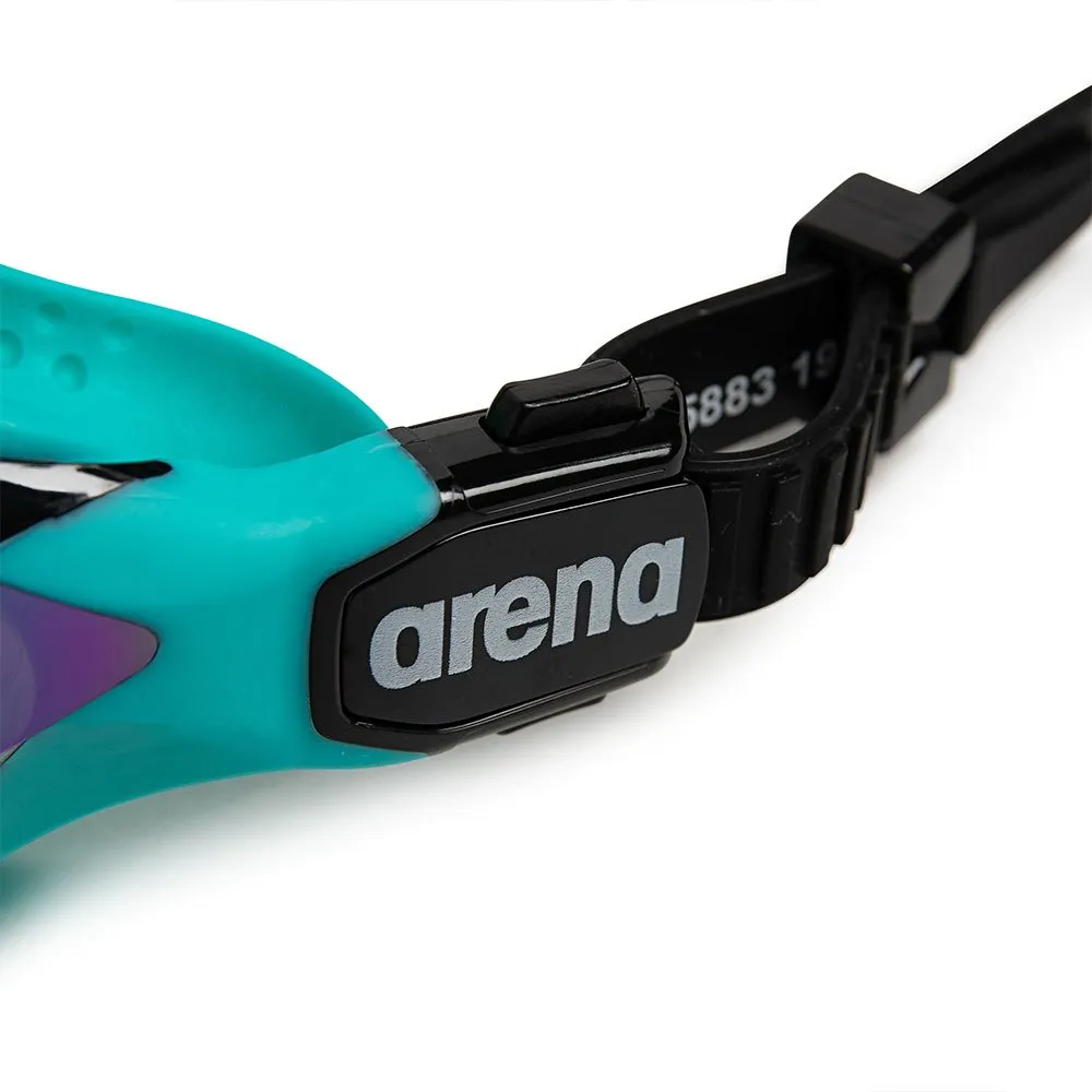 arena Cobra Tri Swipe Simglasögon Med Spegelglas unisex, Emerald, One Size