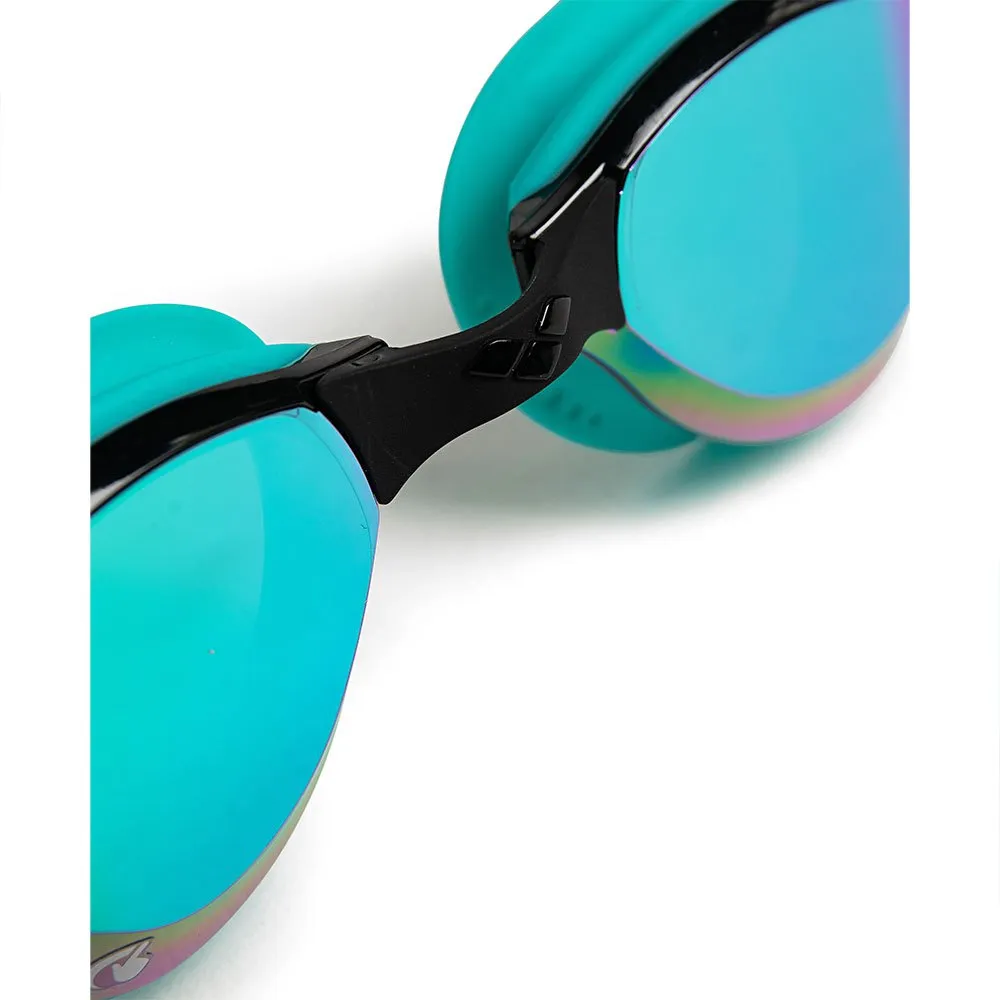 arena Cobra Tri Swipe Simglasögon Med Spegelglas unisex, Emerald, One Size