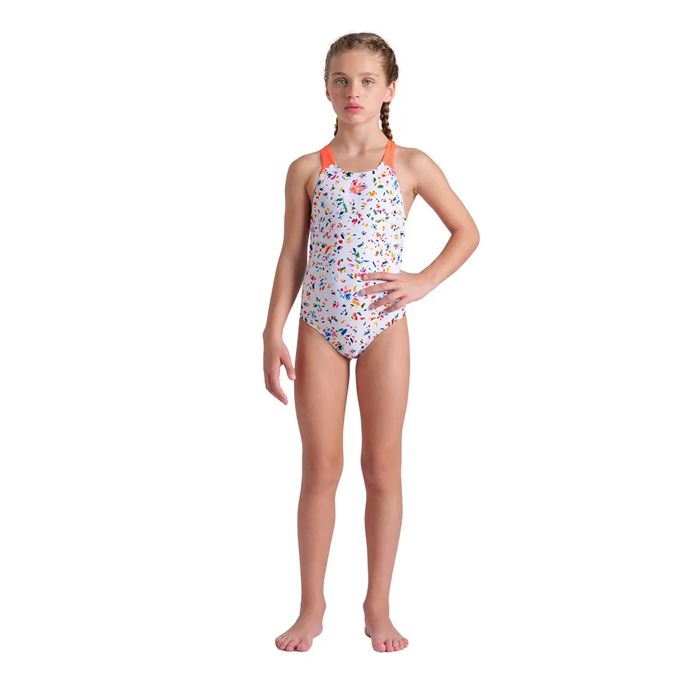arena Confetti Swim Pro Back Baddräkt female arena Confetti Swim Pro Back Baddräkt female